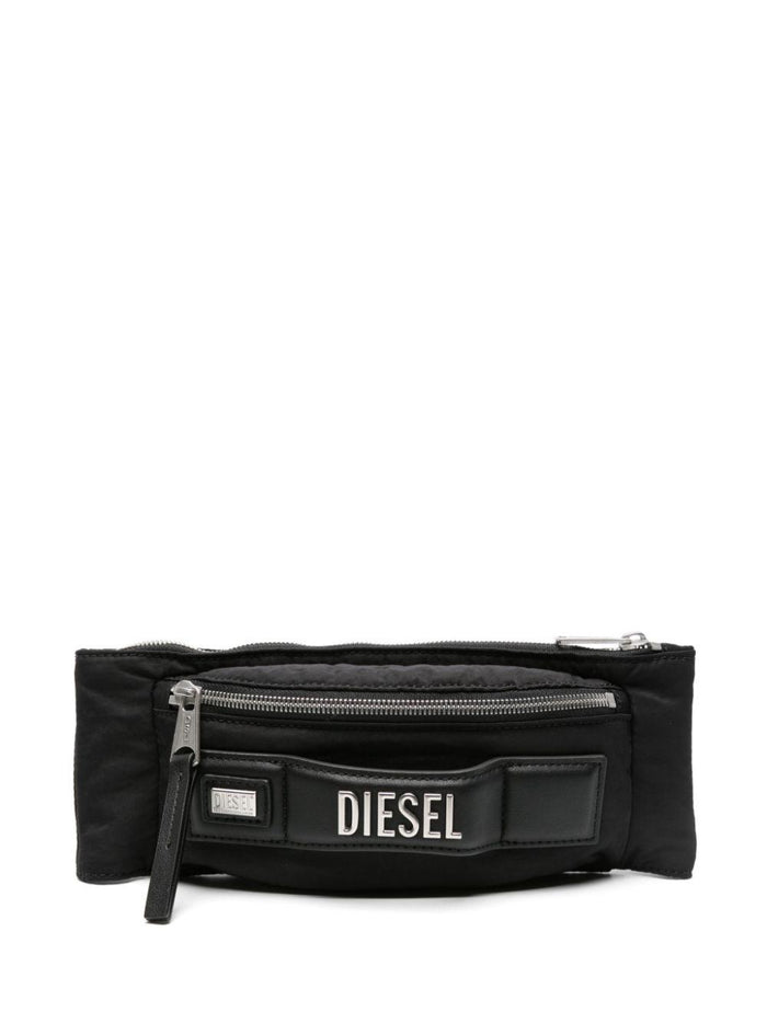 DIESEL LOGOS Belt Bag Black Unisex