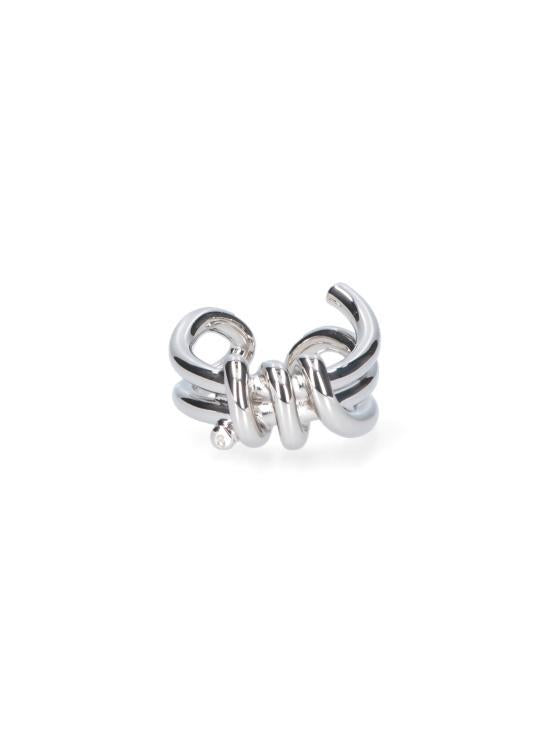 MM6 Polished Palladio Cufflinks and Tie Holder Set