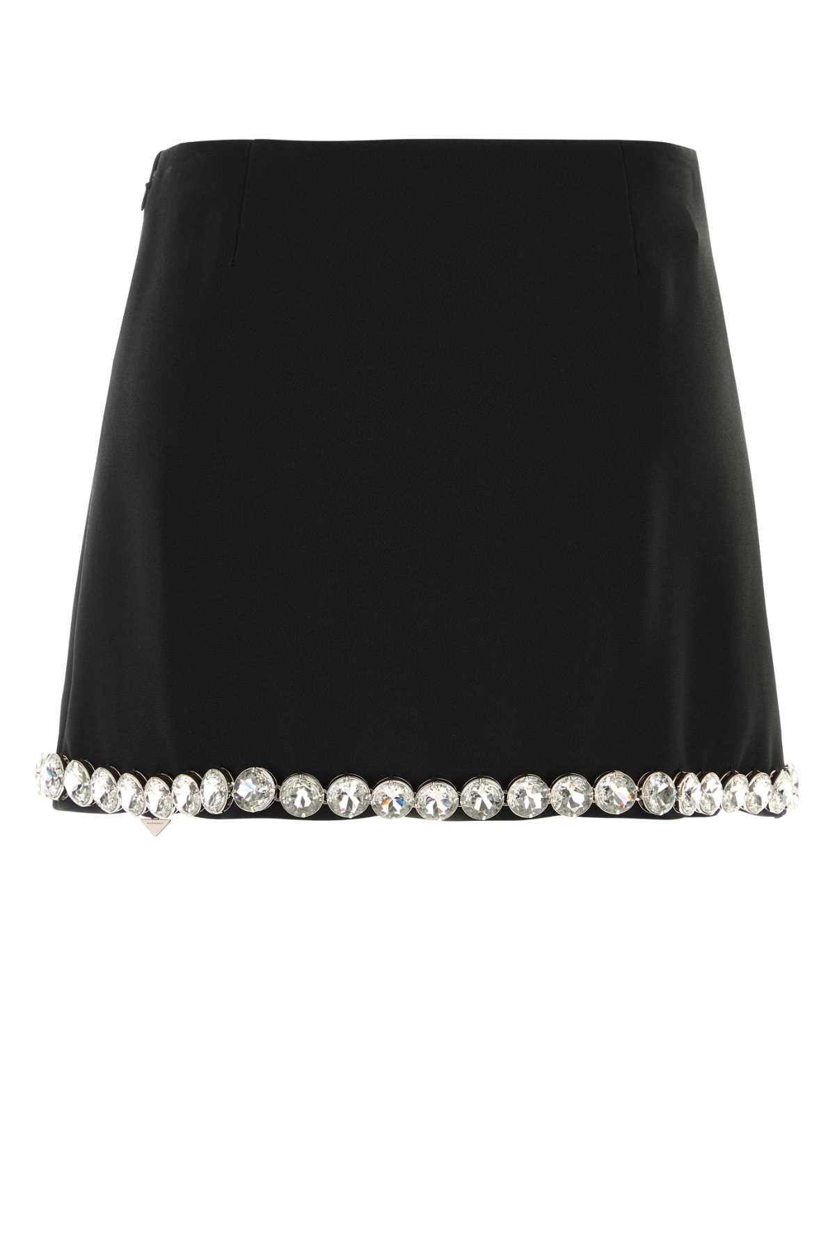 PRADA Black Mini Skirt Women’s Short Skirt