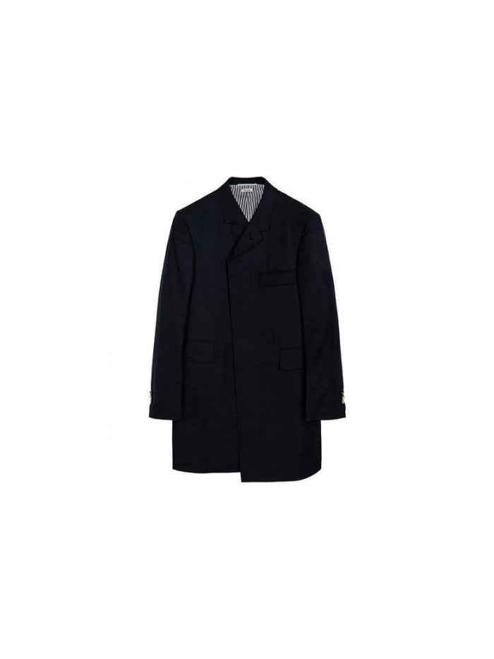 THOM BROWNE Super 120s Twill Classic Chesterfield Coat MOC005A 00626 415