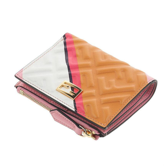 FENDI Women's FF Logo Medium Bifold Wallet 8M0447 AK2K F0W52