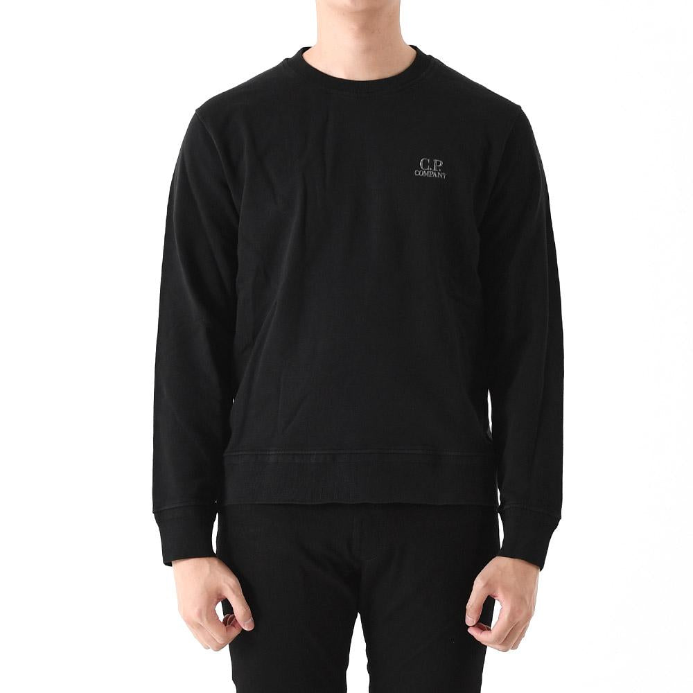 CP Company Embroidered Logo Sweatshirt Black Men’s