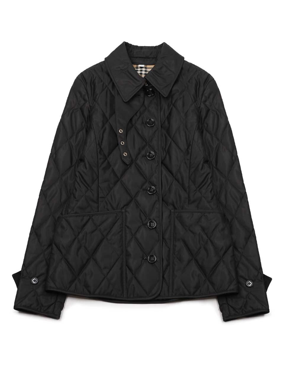 BURBERRY Quilted Black Jacket 8100657