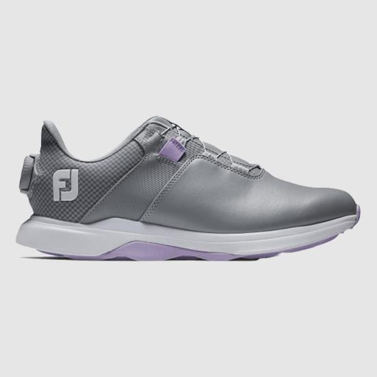FootJoy Women’s Golf Shoes 98209 GRY LIL WHT DOM