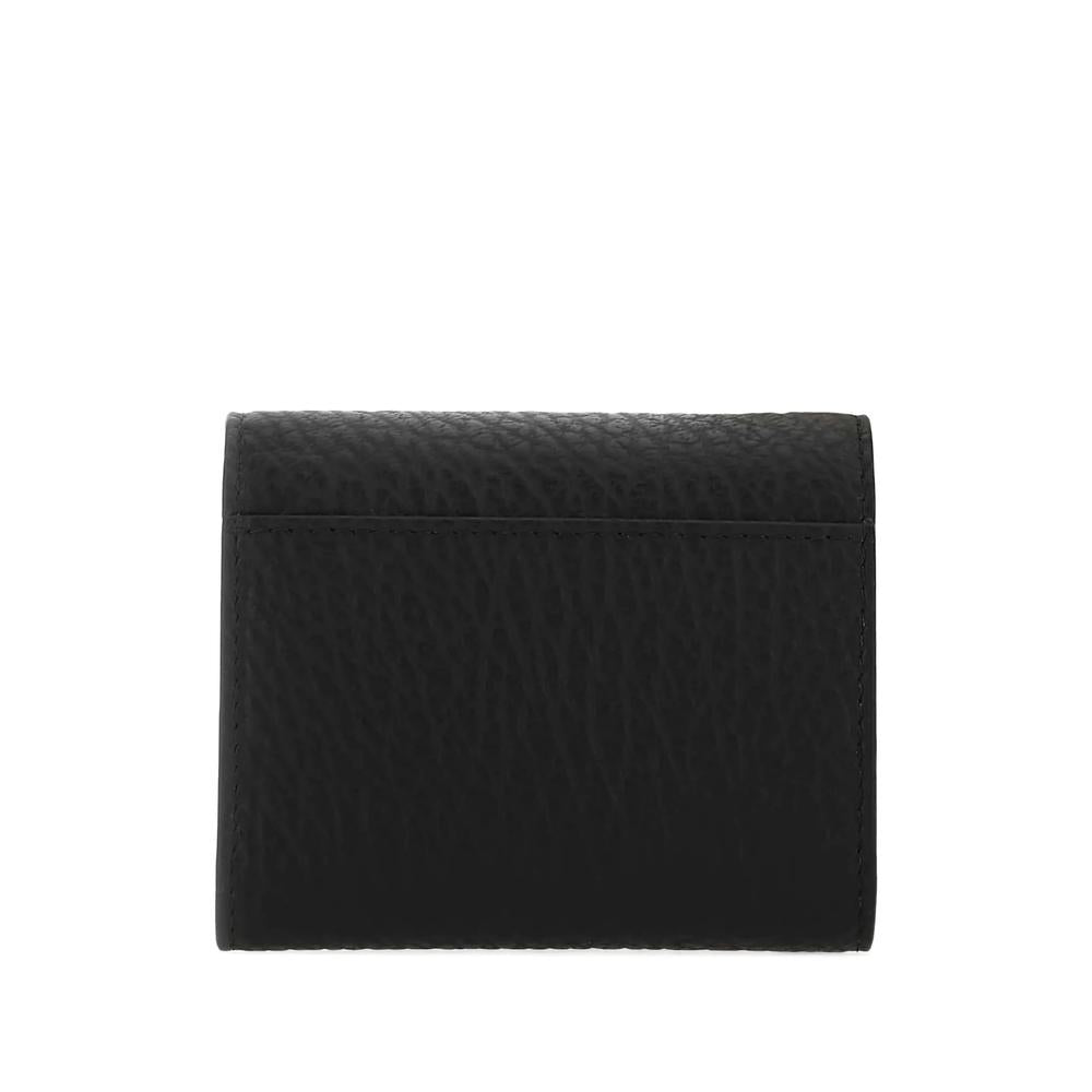 Maison Margiela Black Leather Bifold Medium Wallet