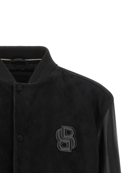HUGO BOSS Black Zip-Up Jacket for Men