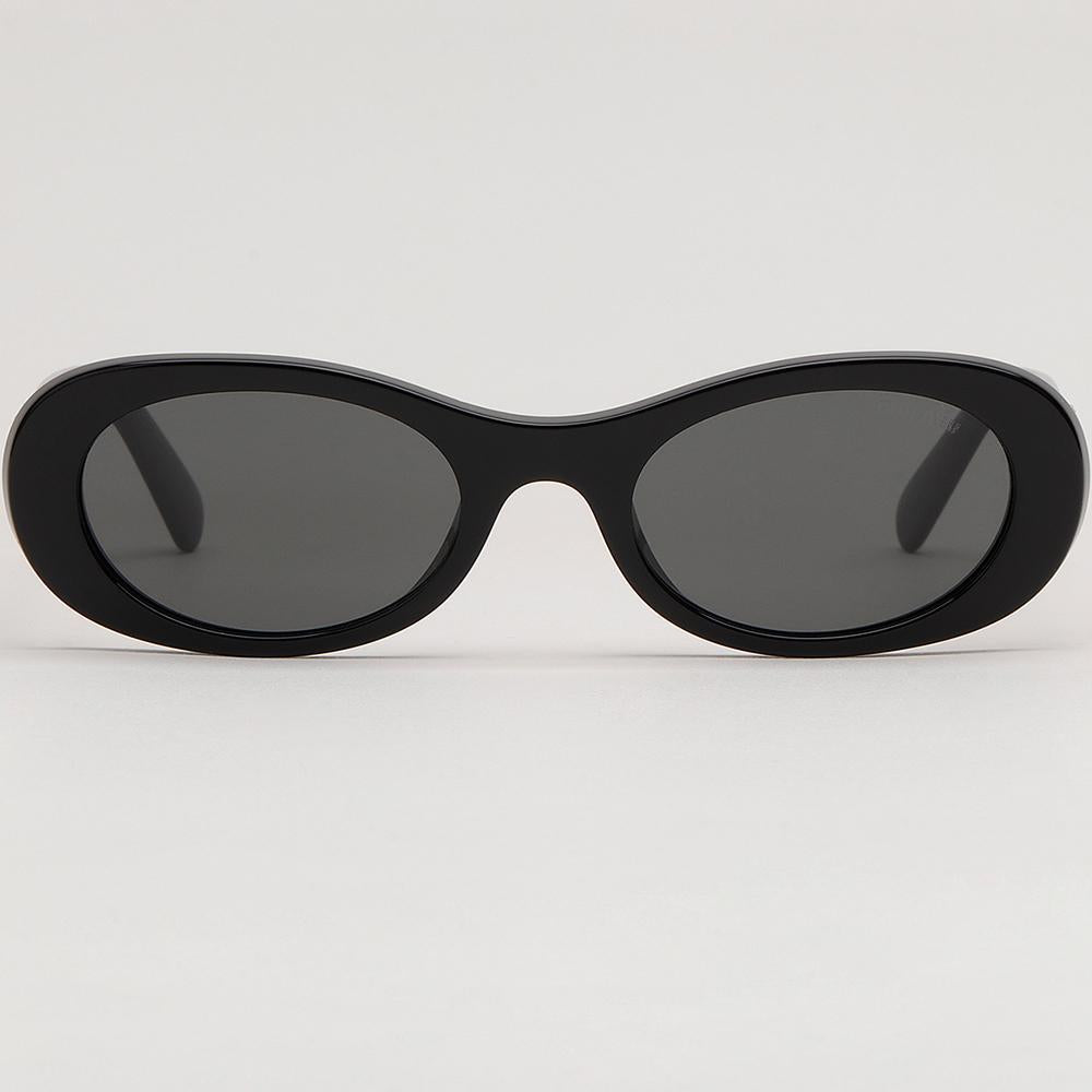 Miu Miu Black Oval Acetate Unisex Sunglasses SMU06Z 1AB 5S0