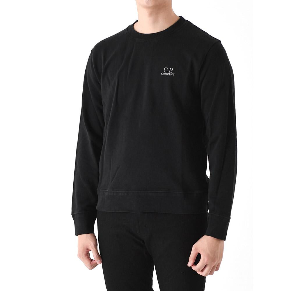 CP Company Embroidered Logo Sweatshirt Black Men’s