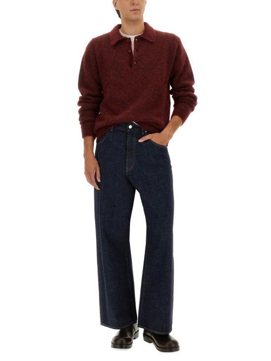 SUNFLOWER Simple Rinse Blue Denim Jeans Men