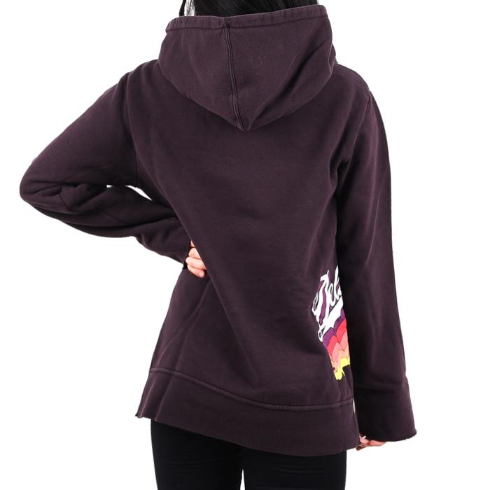 GOLDEN GOOSE Burgundy Rainbow Oversized Hooded T-Shirt G31WP128 A1