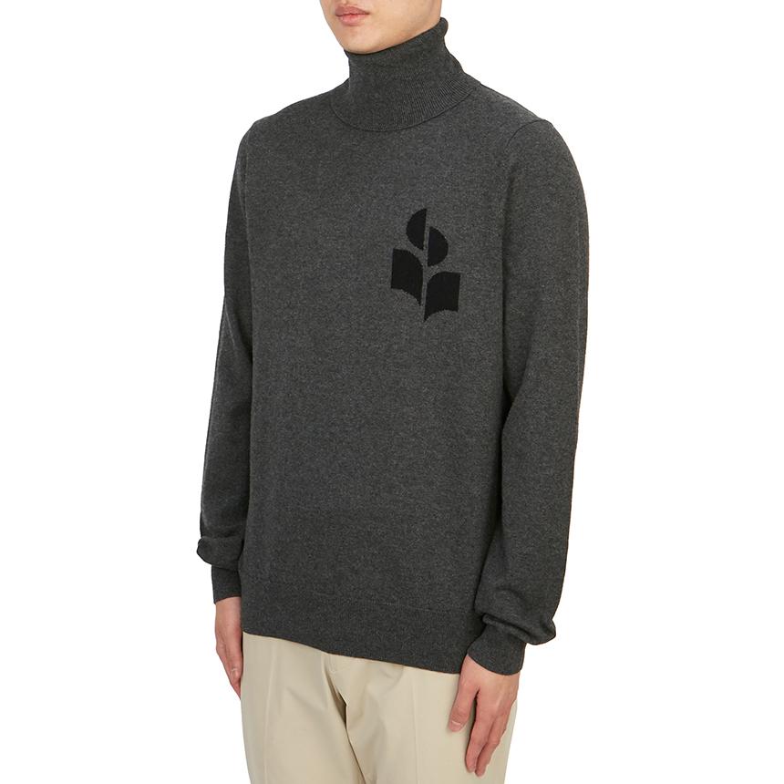 Isabel Marant Enzo Men’s Wool Turtleneck Sweater Black
