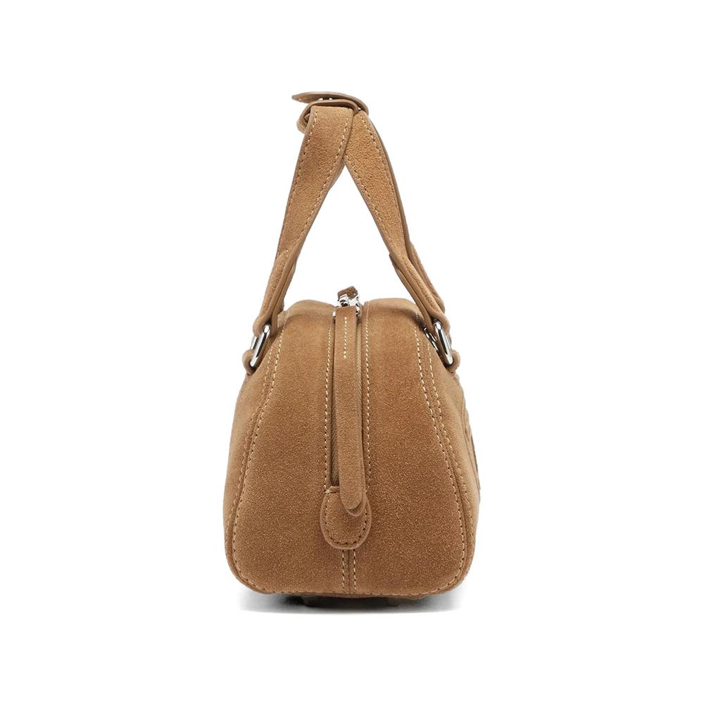 DIESEL Black Leather Tote Shoulder Bag