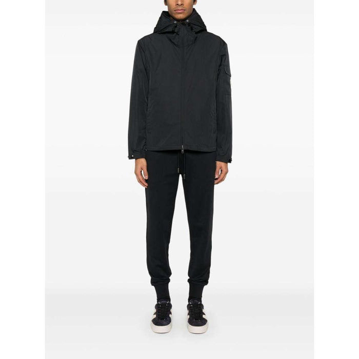 Moncler SASSIERE Black Windbreaker Jacket for Men