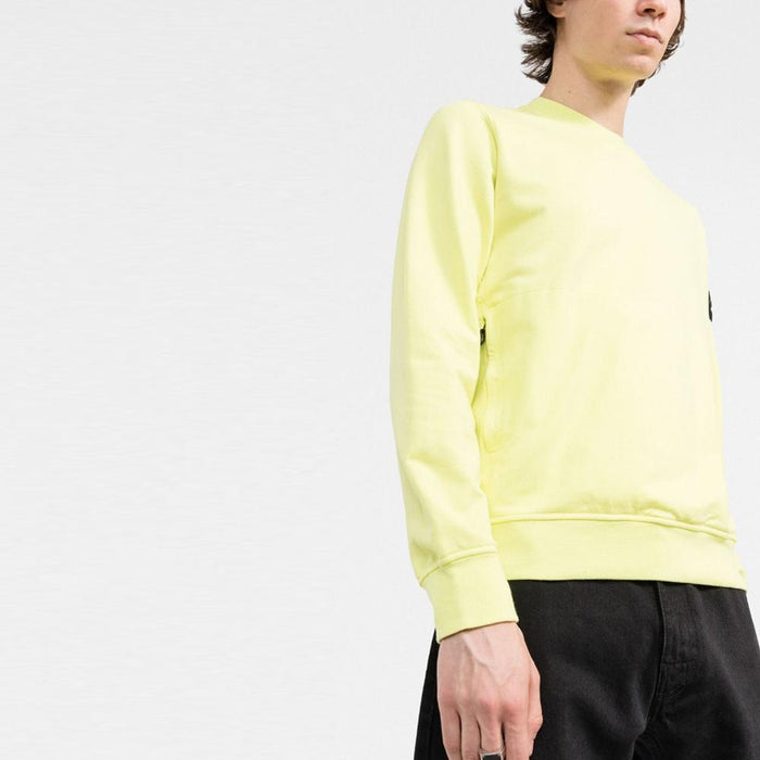 STONE ISLAND Lime Pocket Sweatshirt with Badge for Men
