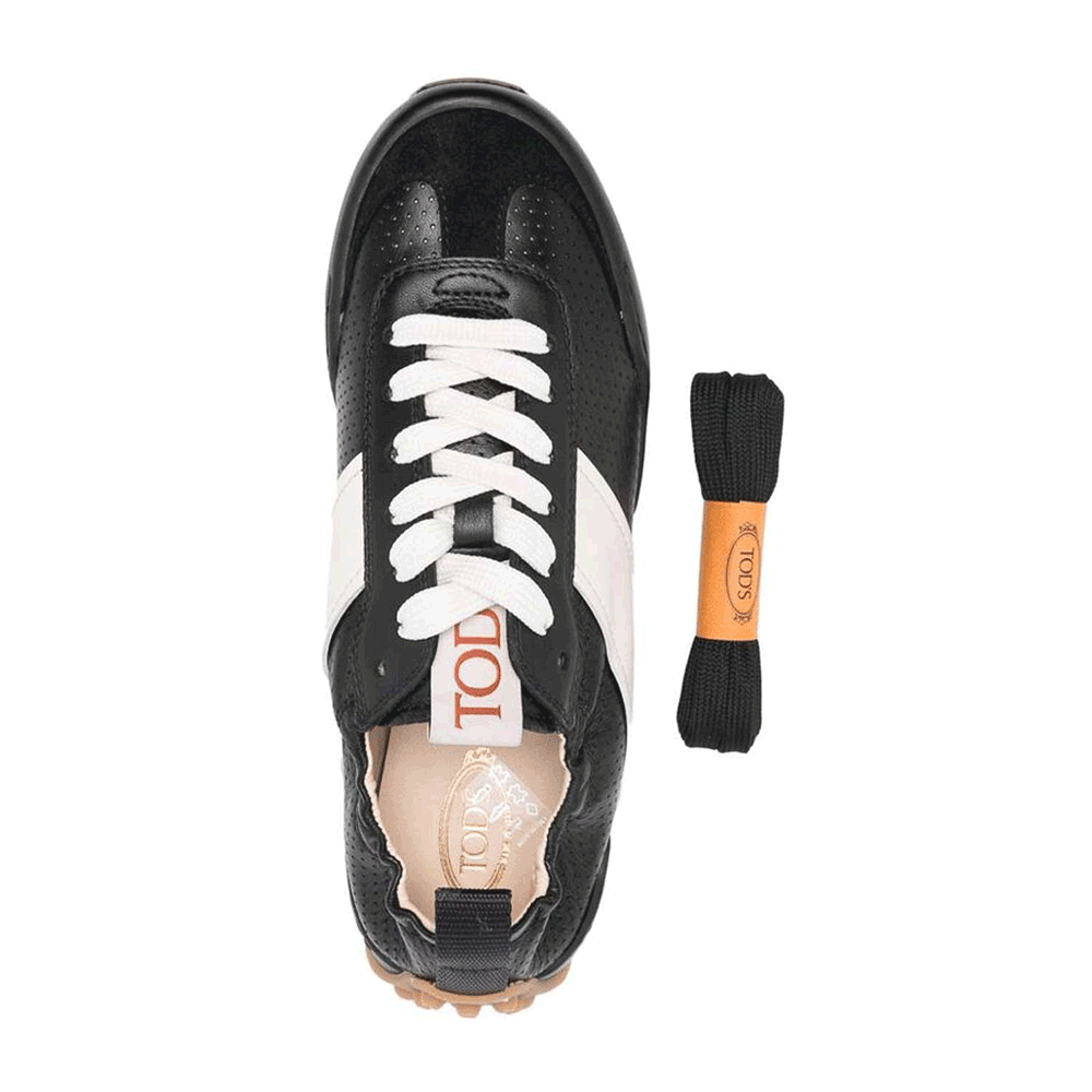 Tods Elastic Leather Low-Top Sneakers Women XW05L0HZ70K1E 3351