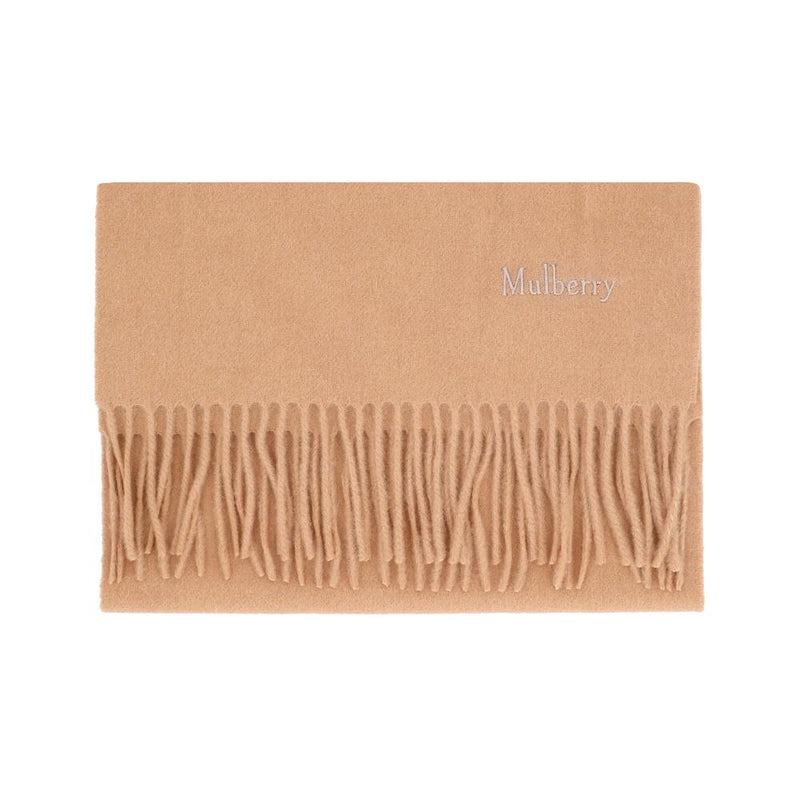 Mulberry Unisex Wool Scarf Gray