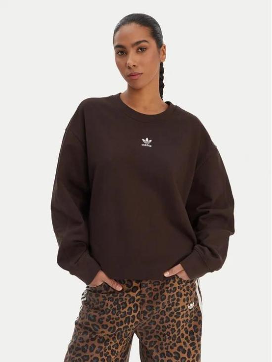 Adidas Long Sleeve Sweatshirt for Women KD9120 AURORA COFFEE DOM
