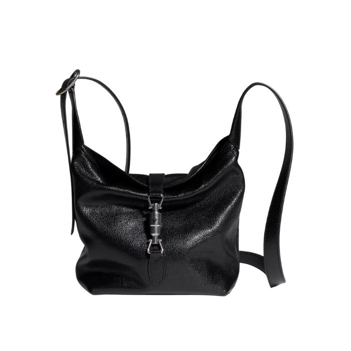 GUCCI Mini Shoulder Bag Black Leather Shoulder Bag