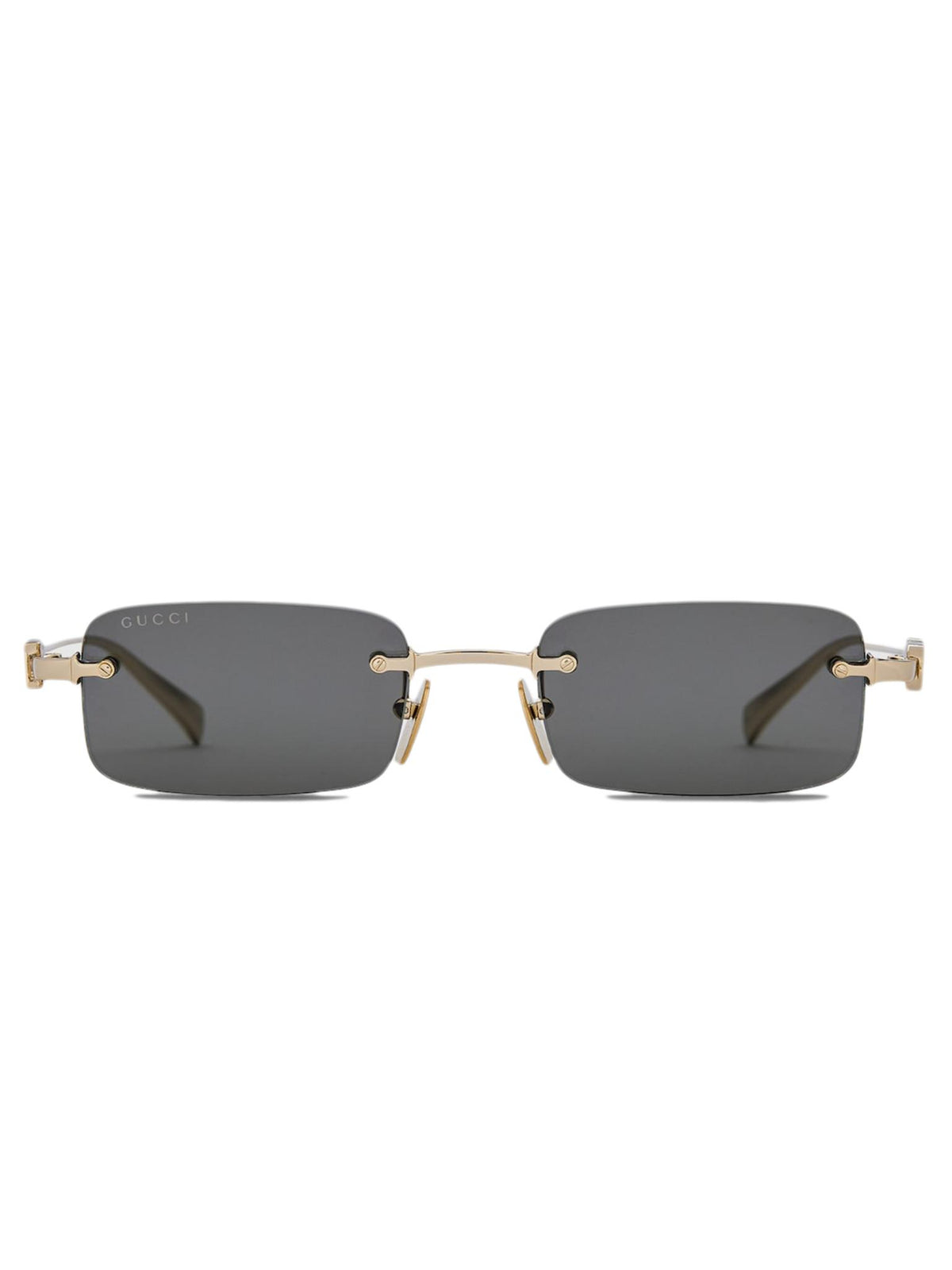 GUCCI Black Acetate Square Sunglasses