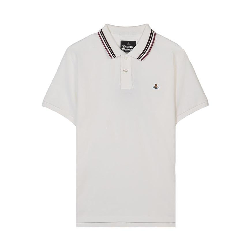 Vivienne Westwood Men’s Classic Polo T-Shirt White Cotton
