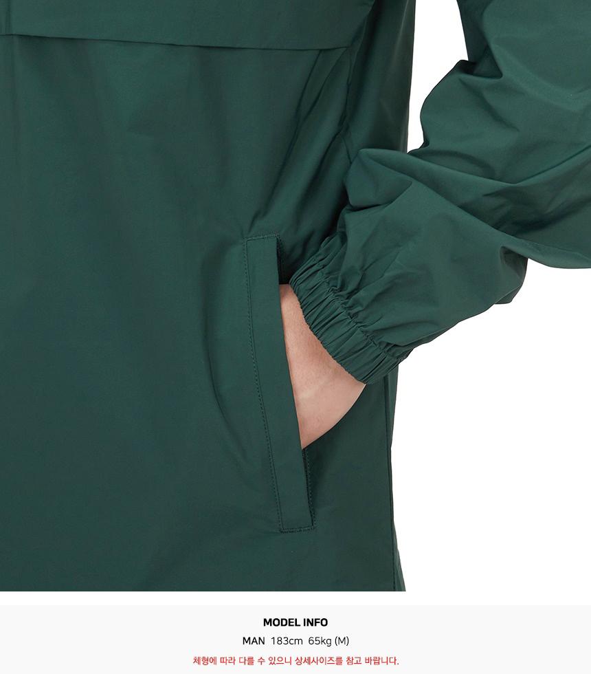 malbon Evergreen Mens Hooded Anorak Golf Jacket ME0037 EVG