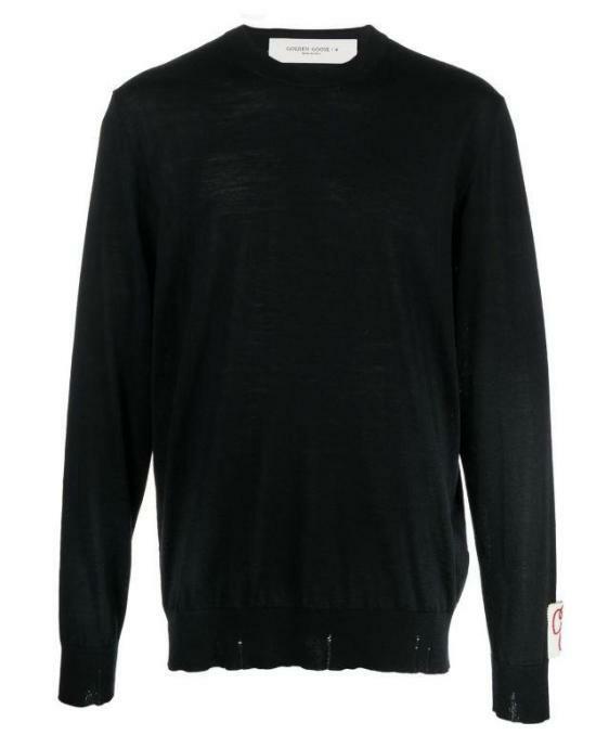 GOLDEN GOOSE Men’s Knit Cardigan Ivory Wool Blend