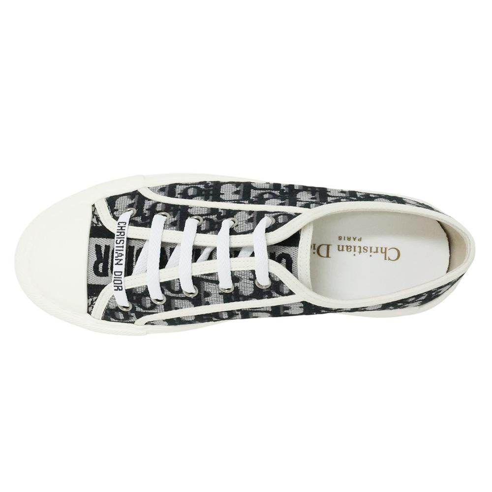 DIOR Oblique Canvas Low-Top Sneakers Women’s White/Navy