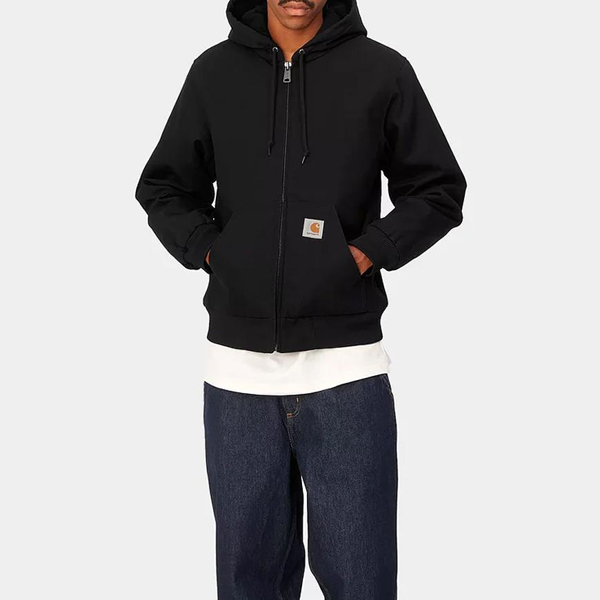 CARHARTT WIP Men’s Active Jacket Navy Cotton Canvas