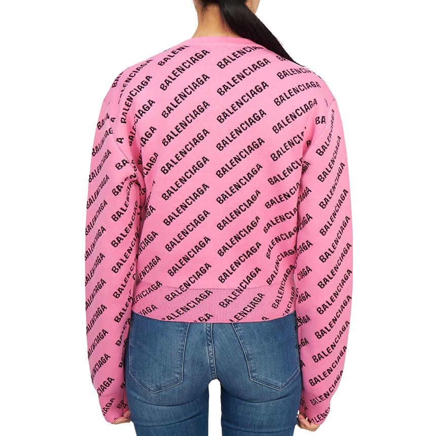 BALENCIAGA Women’s Round Neck Knit Sweater