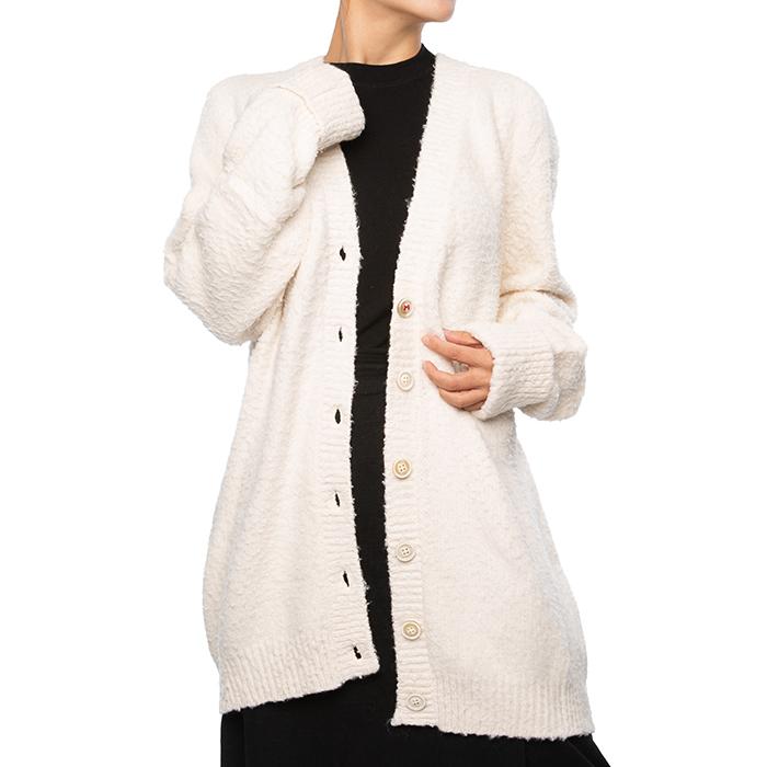 Maison Margiela Stitch Detail Cotton Cardigan