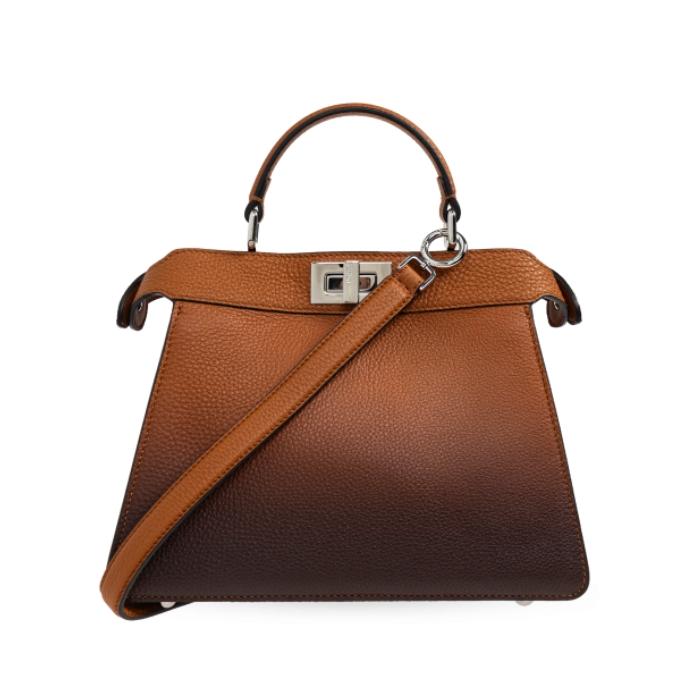 FENDI Peekaboo ISeeU Small Leather Shoulder Bag