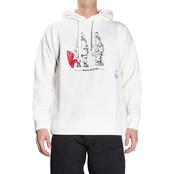 Ten C x GANG BOX Men's Garment Dyed Hoodie 22CTCUF08198 102