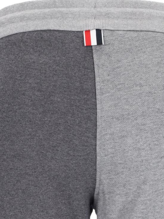 THOM BROWNE Tonal Grey Cotton Jogger Sweatpants Women’s