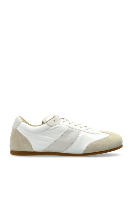 Lemaire White Leather Low-Top Sneakers FO0228 LL0216 000 WHITE DOM
