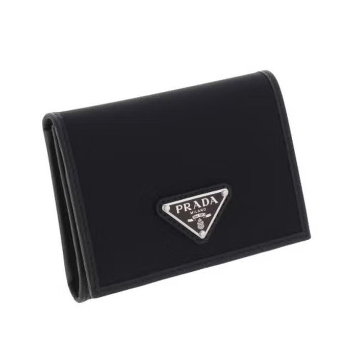 PRADA Re-Nylon Black Bi-Fold Wallet