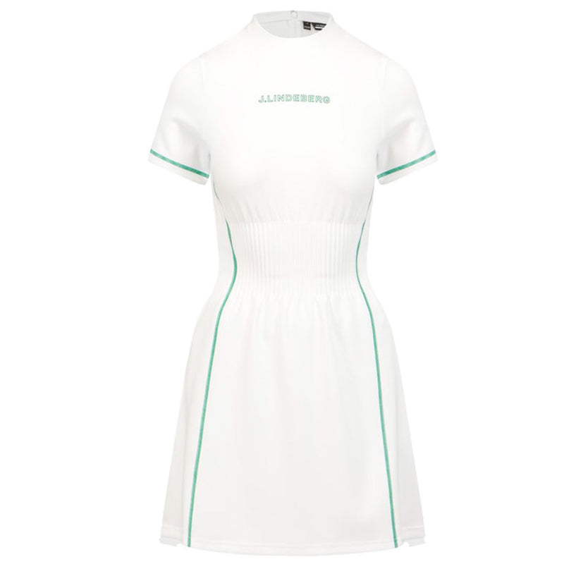 J LINDEBERG Waist Banding Midi Dress White