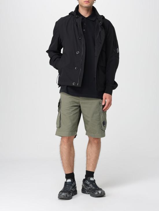 CP Company Men’s Lightweight Zip Jacket 18CMOW008A110264A999 BLACK DOM