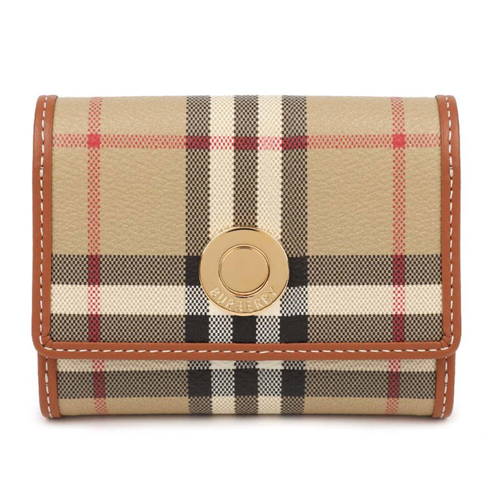 BURBERRY Small Check Folding Wallet 8109800