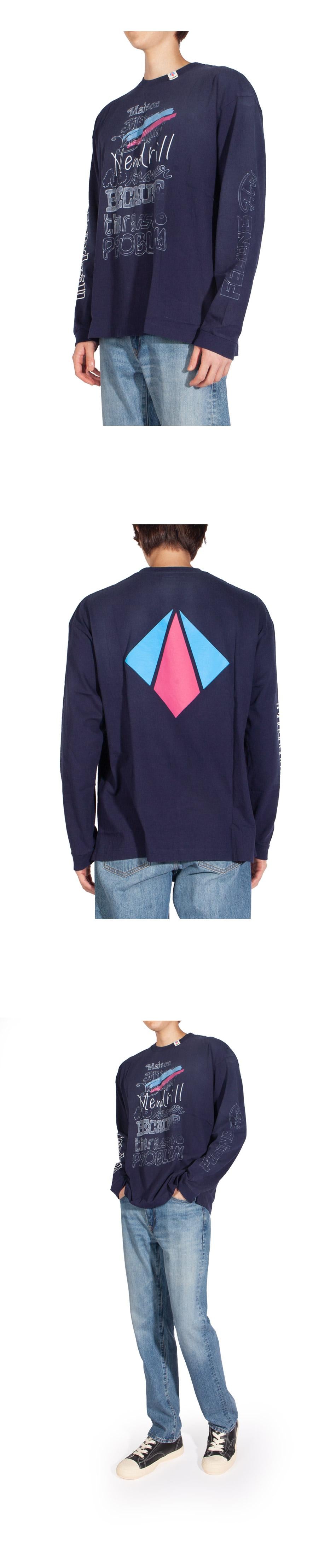 Maison Mihara Yasuhiro Mendrill X GS Distressed Long-Sleeve T-Shirt C10 LT503