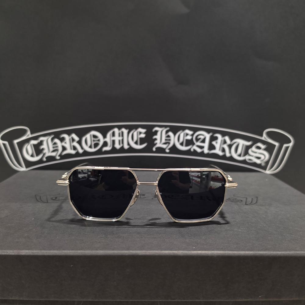 Chrome Hearts Punk Silver-Tone Sunglasses Glasses