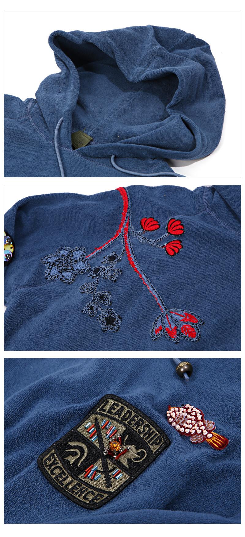 Mr & Mrs Patch Logo Hoodie Sweatshirt Women’s SS013 C5150