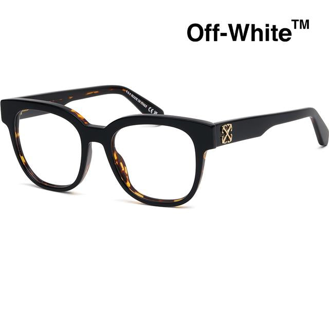 OFF WHITE Black Acetate Thick Frame Eyeglasses Unisex OERJ07O 1000