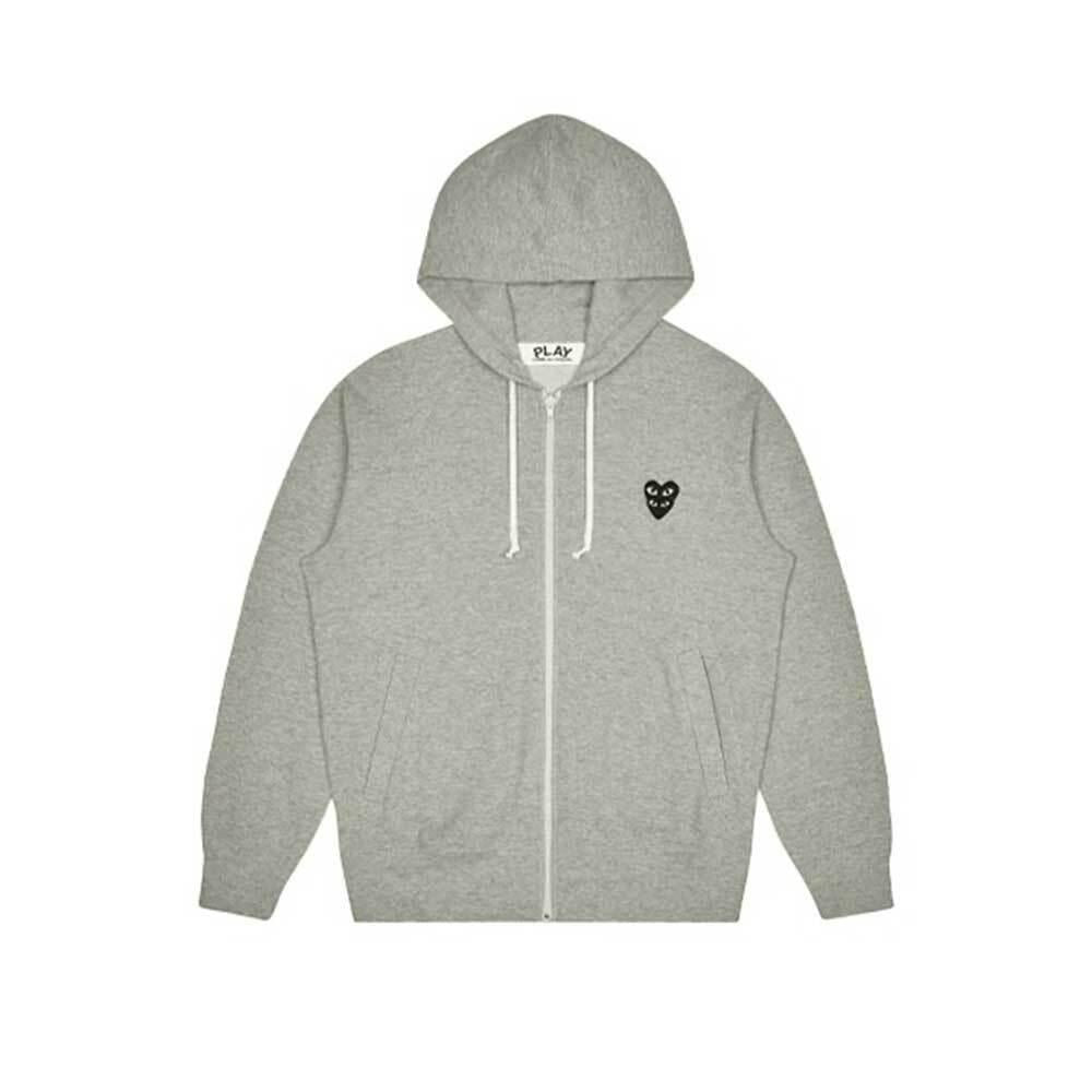 Comme des Garcons Black Heart Zip-Up Unisex Hoodie AX T302 051 1
