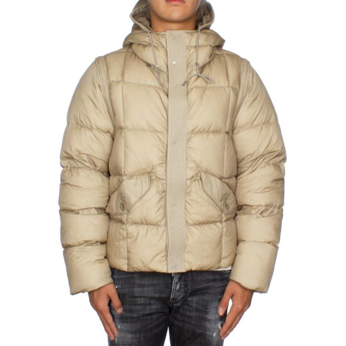 Ten C Hurricane Combo Hooded Down Puffer Jacket