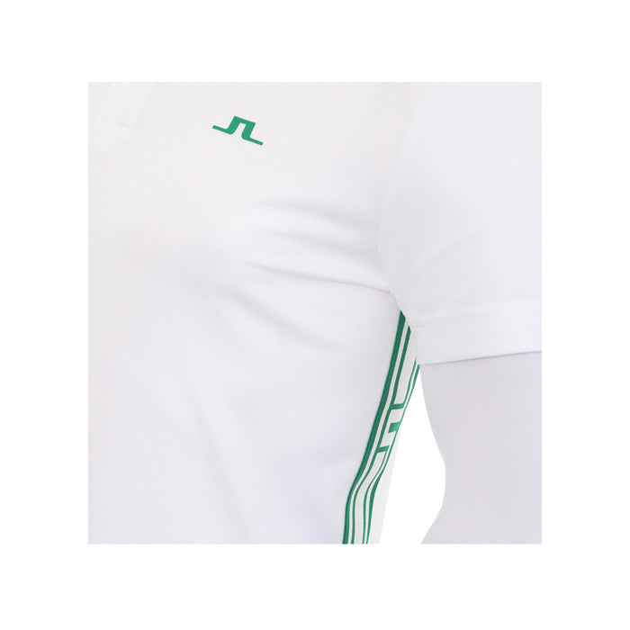 J LINDEBERG Liam Regular Fit Long Sleeve Polo T-Shirt White