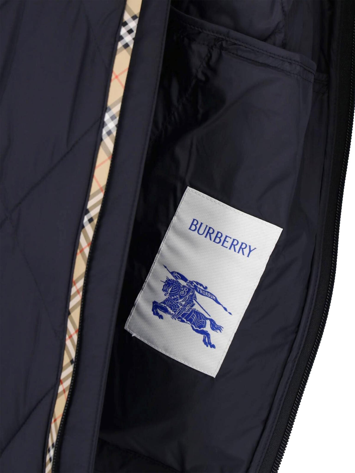 BURBERRY Black Casual Jacket for Men