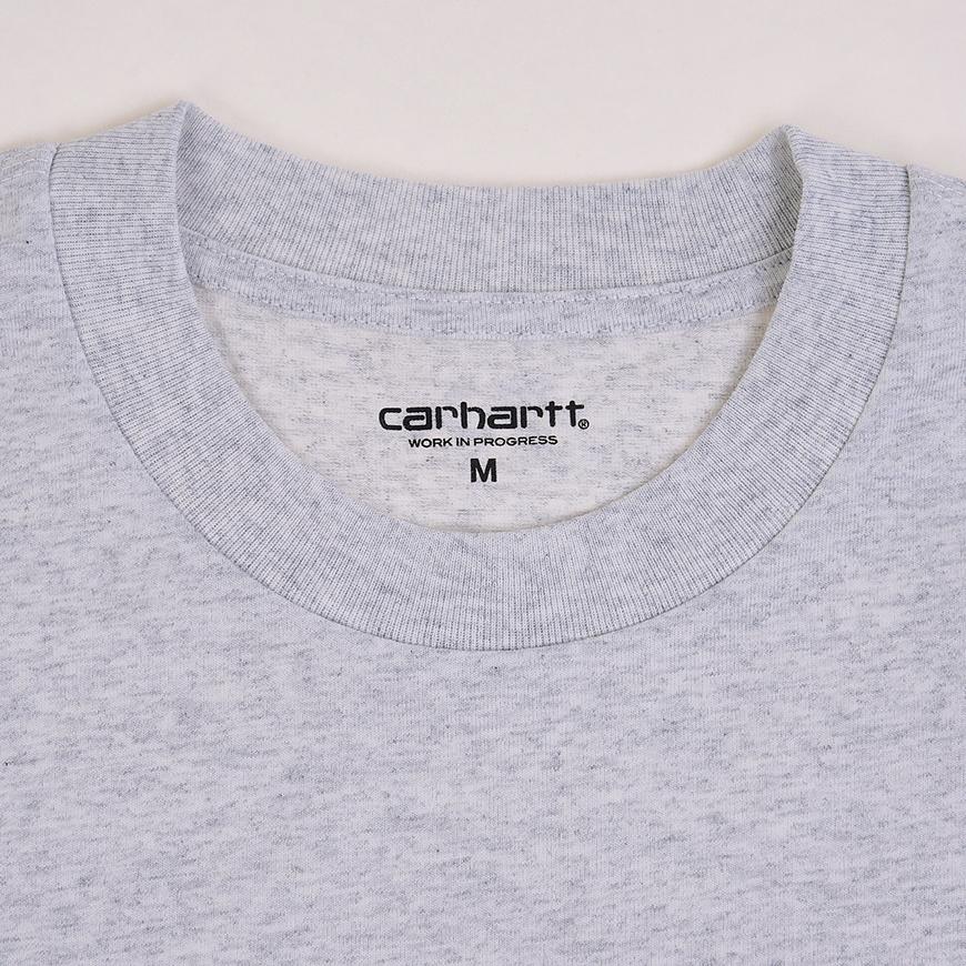 CARHARTT WIP American Script Logo T-Shirt Men Navy Cotton