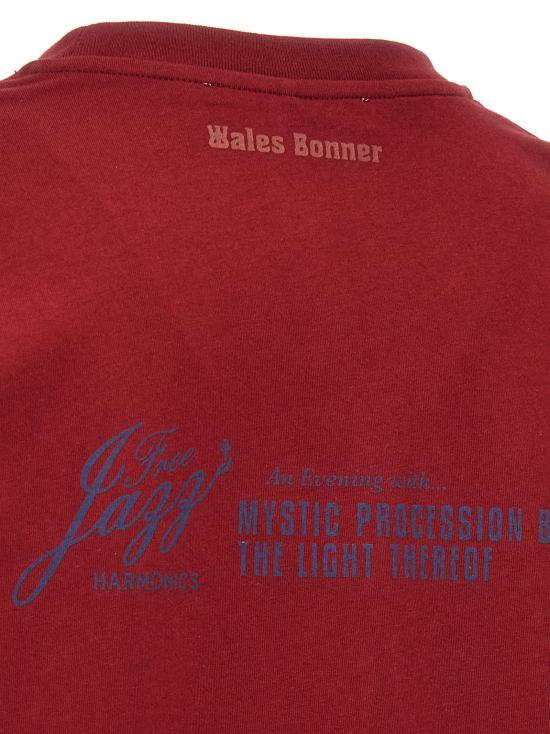WALES BONNER Red Short Sleeve T-Shirt UA24 JE29 JE09350