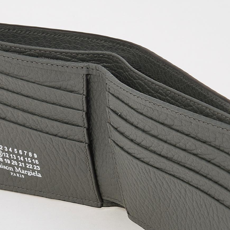 Maison Margiela Men's Signature Four-Stitch Bifold Wallet