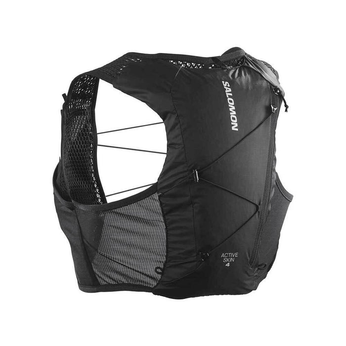 SALOMON Active Skin 4 Running Vest Black Metal (Flasks Not Included)